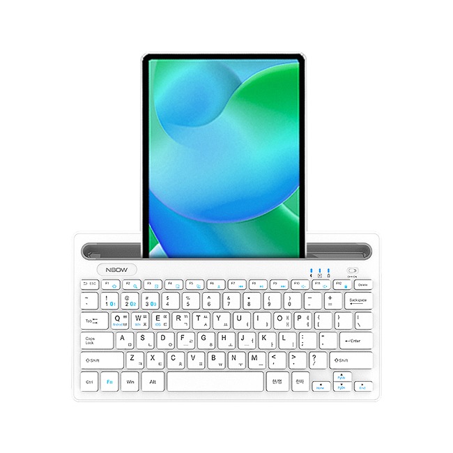 충전식 저소음 3채널 무선 멀티 블루투스 거치대 아이패드 테블릿 노트북 휴대용 키보드