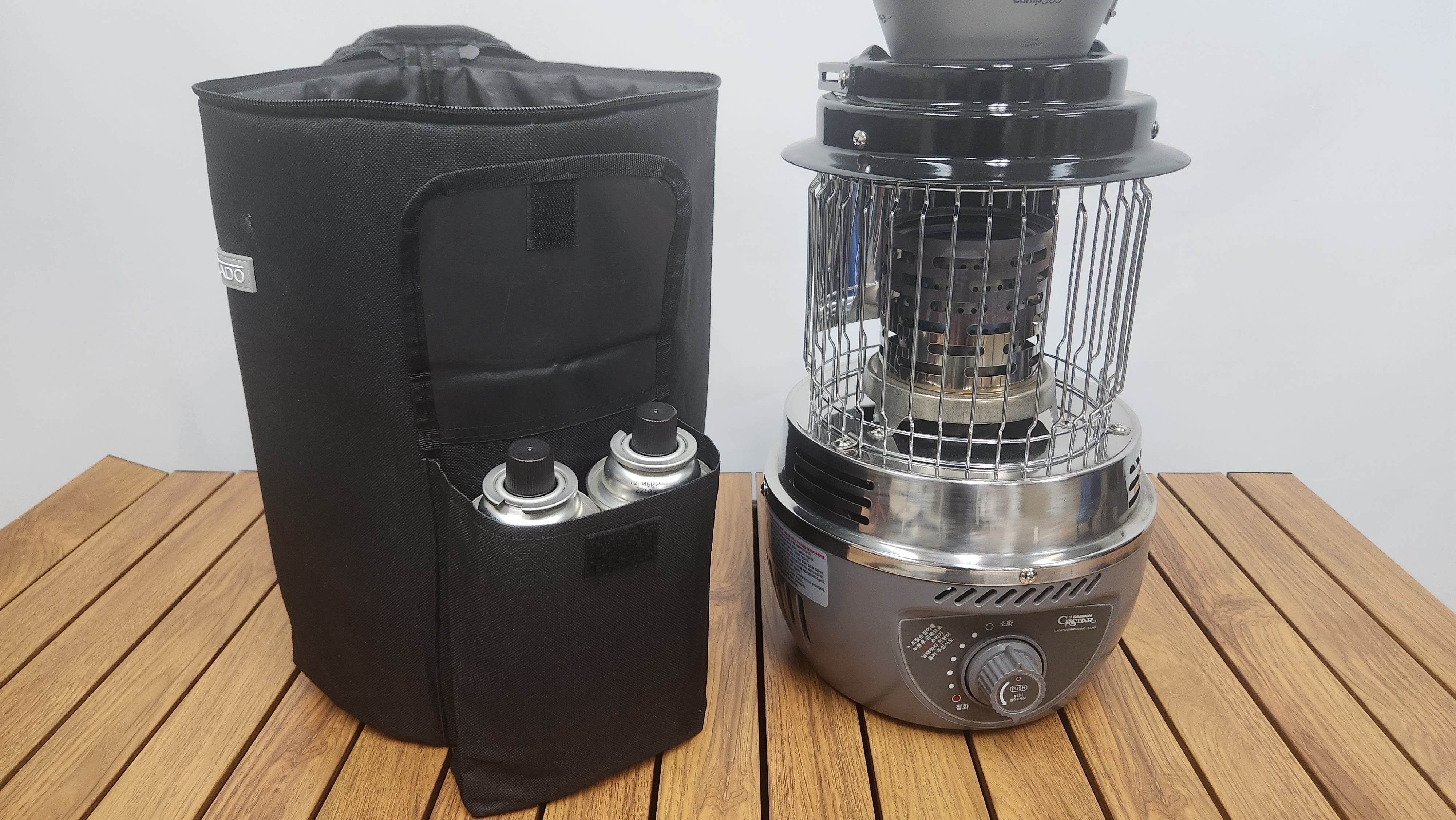 캠프365 캠핑 부탄가스히터 가스난로 휴대용히터 동계 대원난로 휴대용 차박 낚시 차박