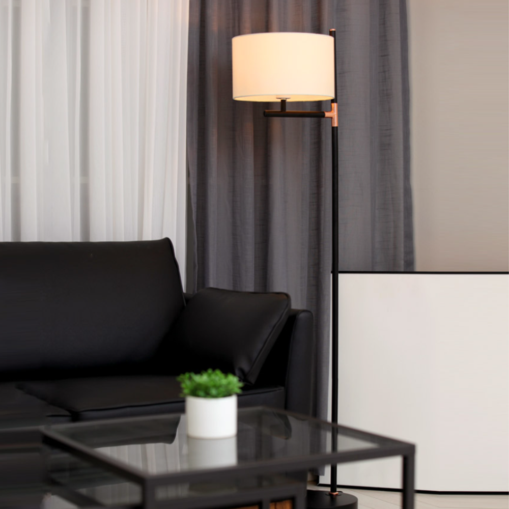 장조명 거실 안방 침실 대형 등 갓 무드 조명 롱 스탠드