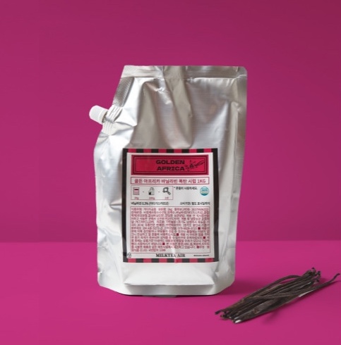 골든아프리카 바닐라빈 폭탄 시럽 1kg (파우치 타입) - 상품 이미지