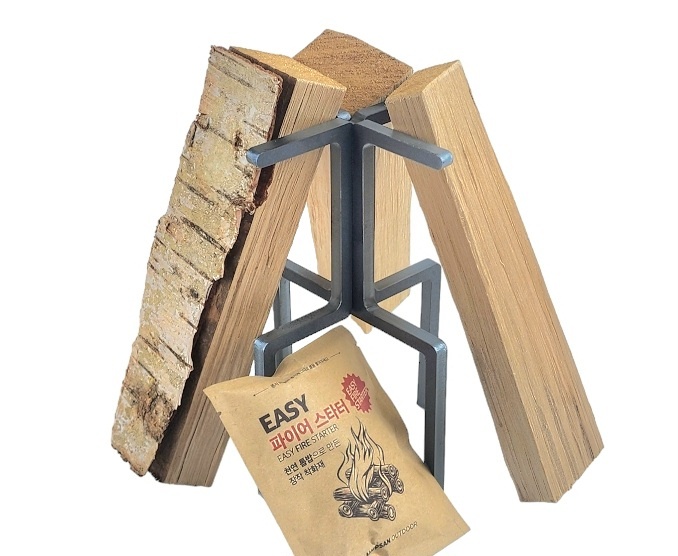 아홉산장작 장작착화 캠핑용품 파이어티피