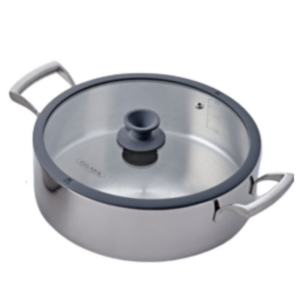 클래딘 그리들 전골 냄비 통3중 6T (24cm X 높이8cm)