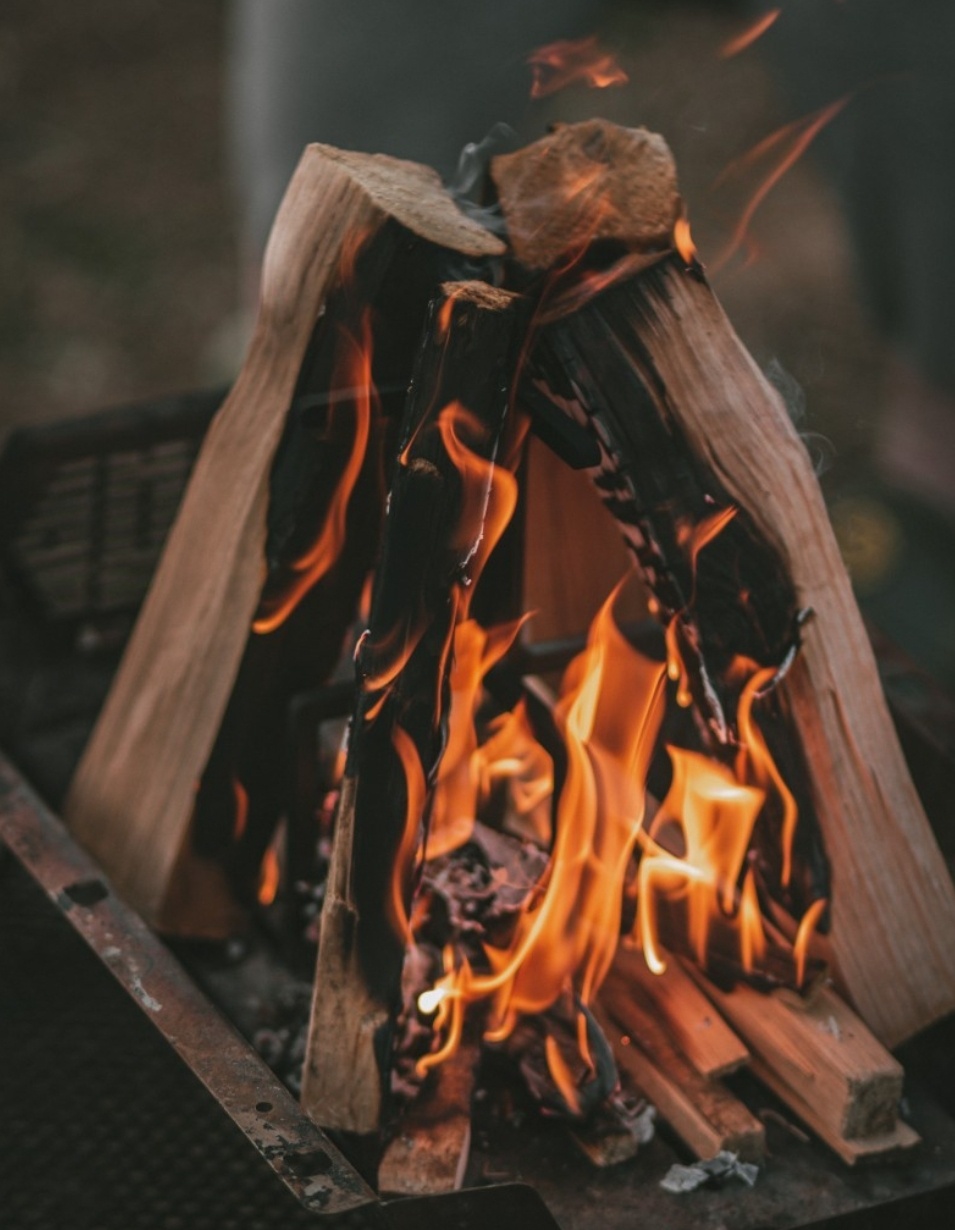 아홉산장작 장작착화 캠핑용품 파이어티피