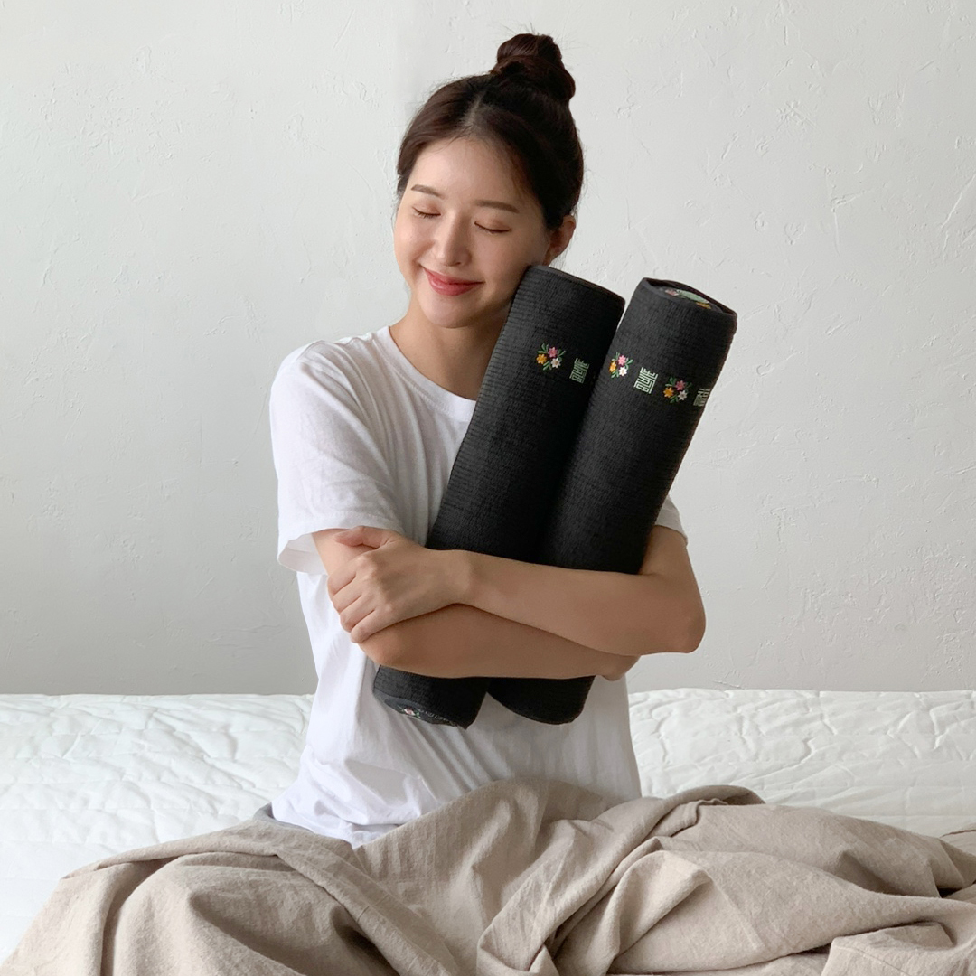 메밀 편백 경추베개 경추목 베개 목디스크 일자목 거북목베개 차콜 소 베고자니