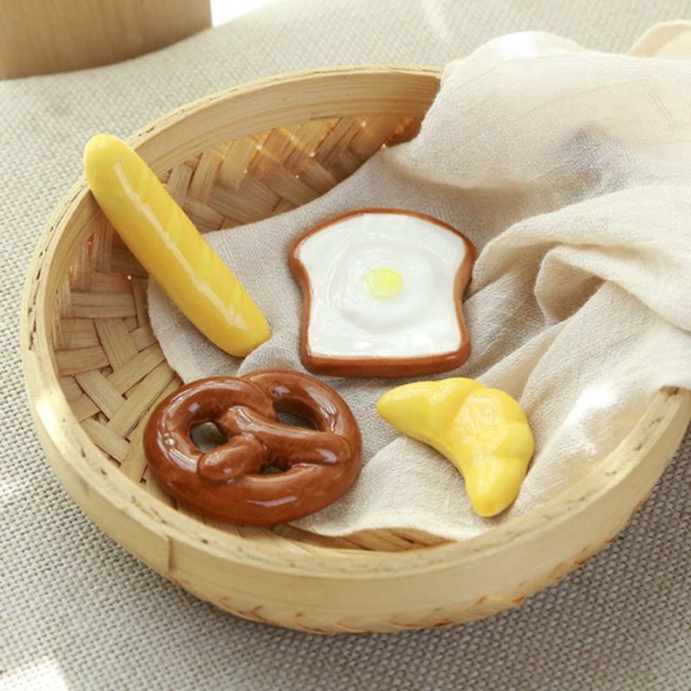 베이커리 빵모양 수저 젓가락 받침대 - 상품 이미지
