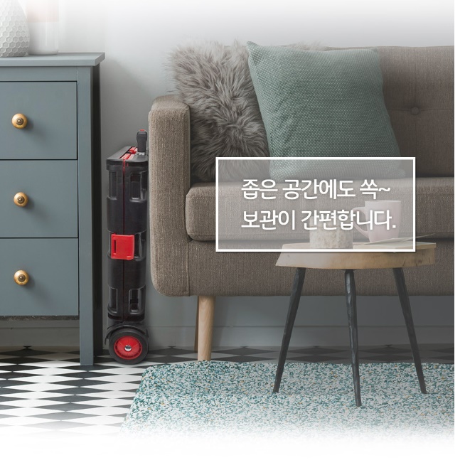 가정용 핸드카 캠핑 구르마 휴대용 카트 접이식 구르마 - 상세 이미지 5
