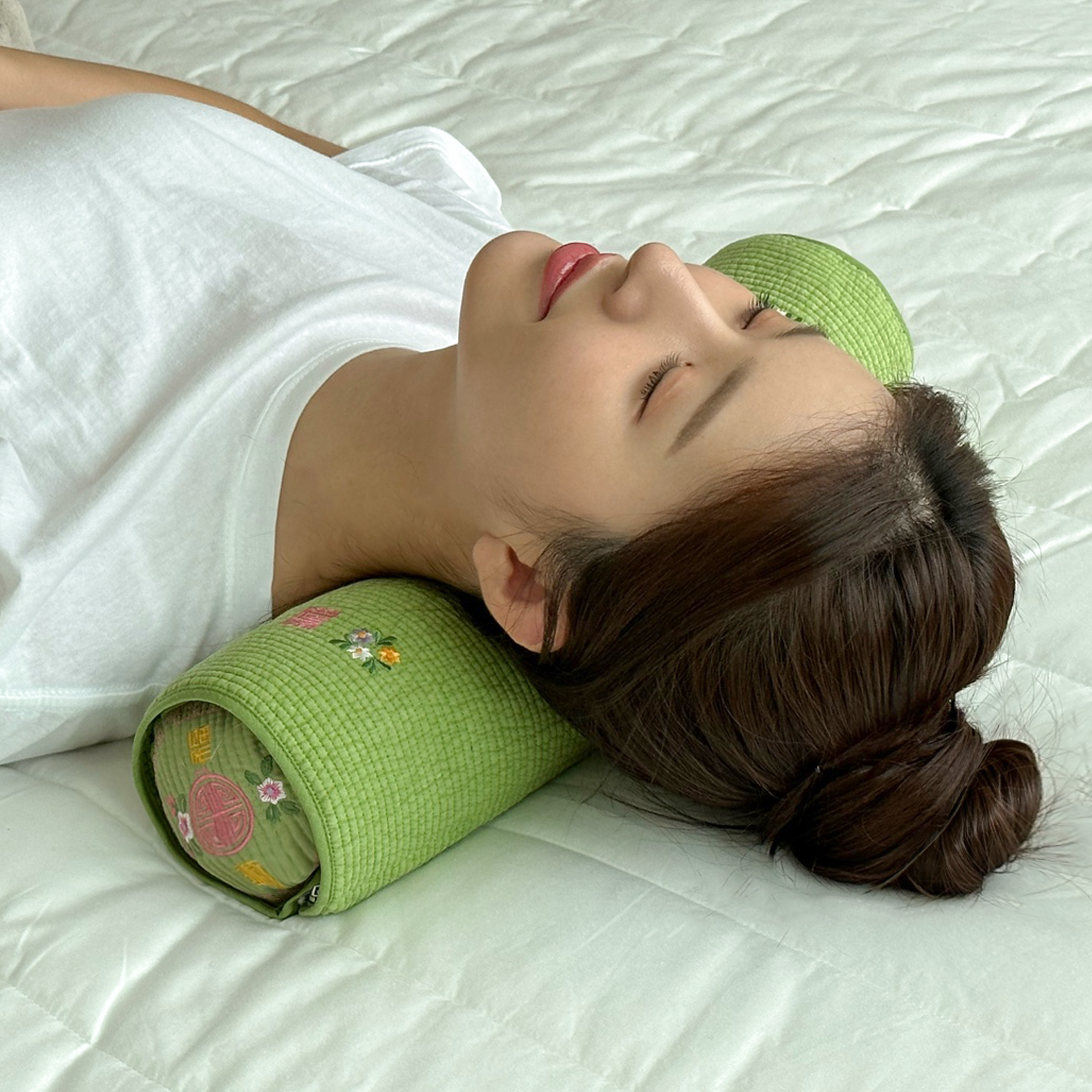 메밀 편백 경추베개 경추목 베개 목디스크 일자목 거북목베개 차콜 소 베고자니