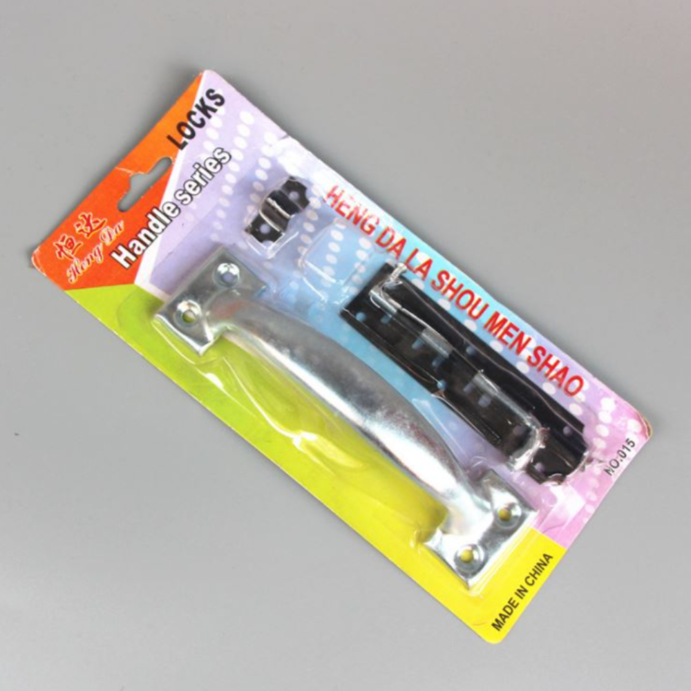 창고 손잡이 잠금장치 SET 고문창 세트 시건장치 문고리 문손잡이 알루미늄 빗장걸이 - 상세 이미지 2
