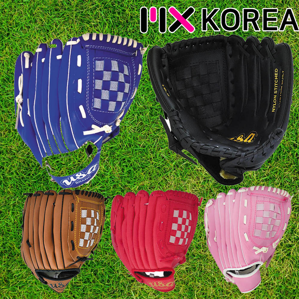 야구글러브 어린이 초등학생 아동 유소년 캐치볼 야구 글러브 소 블루 우투 엠야구M548 이미지 4