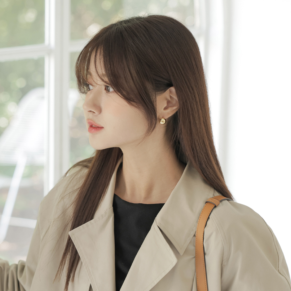똑딱이가발 인모 앞머리가발 숏사이드뱅 부분가발 - 상세 이미지 3
