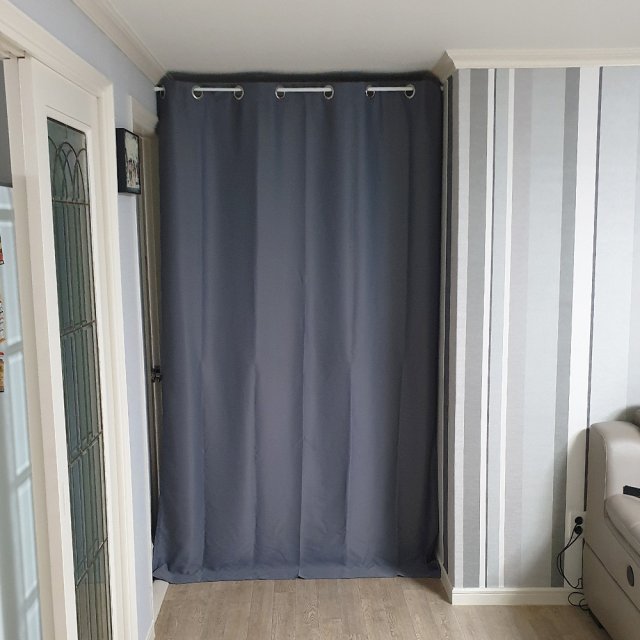 몽트노블 바람막이 방한 방풍 중문커튼 현관 가리개 커튼