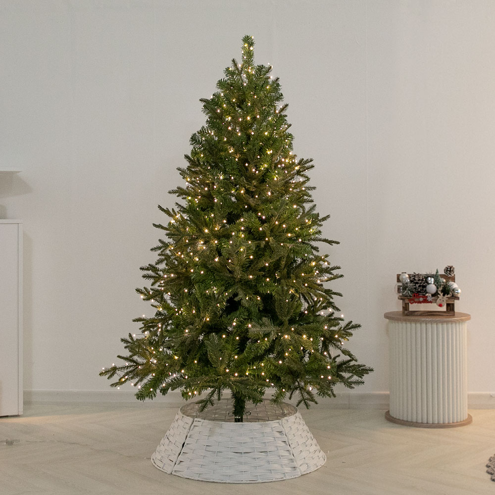 (N배송) 크리스마스 트리 나무 무장식 고급 알파인 150cm (우산식) 전나무 PE PVC 매장 소품 데코 꾸미기 만들기 - 상세 이미지 2