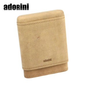 아도리니 시가케이스 가죽 시가 Case Real Leather 3-5 Brown