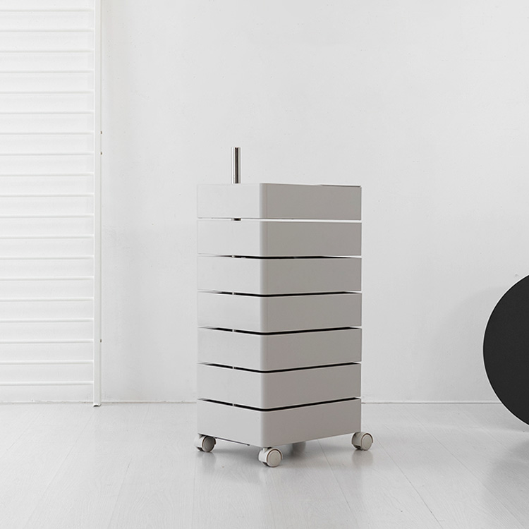 빙그리 회전서랍 트롤리 7단 라이트그레이 3915.7217