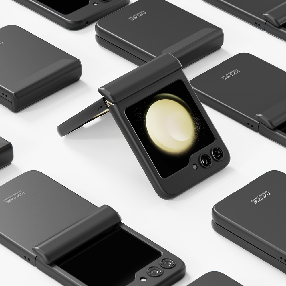 아이엠듀 힌지보호 슬림 케이스 블랙, 갤럭시Z 플립5