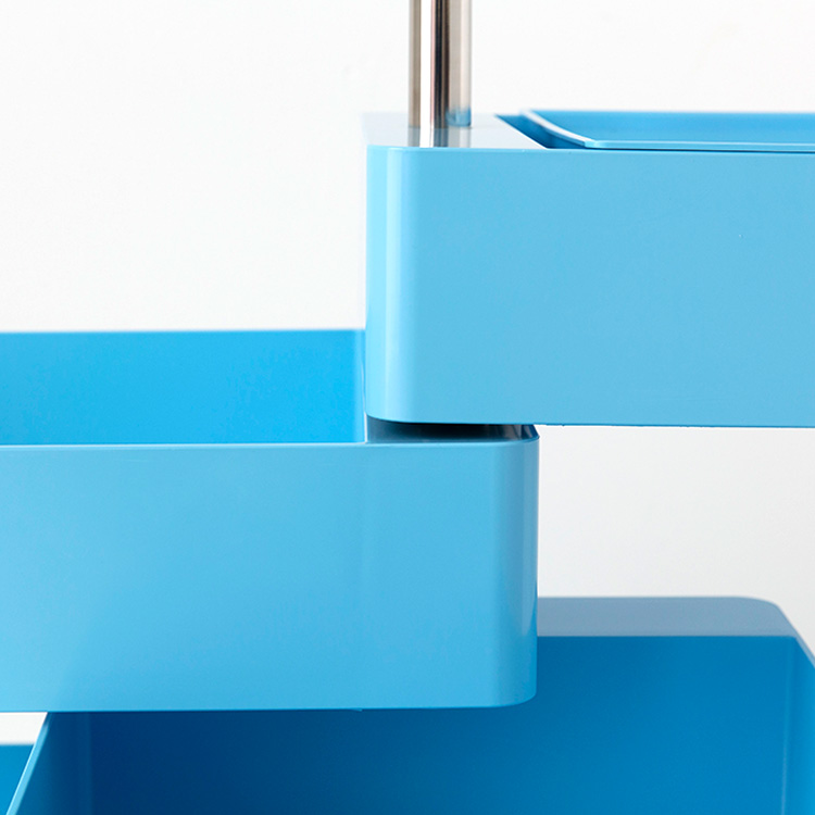 빙그리 회전서랍 트롤리 7단 스카이블루 7866.5273