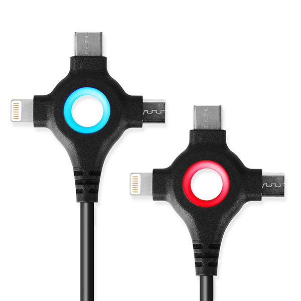 링 올인원 3in1 휴대폰 C타입 5핀 라이트닝 케이블