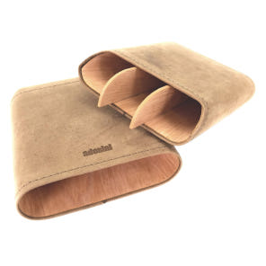 아도리니 시가케이스 가죽 시가 Case Real Leather 3-5 Brown