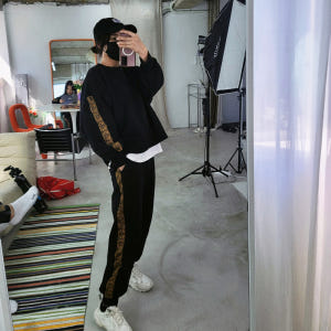 성인 조선 맨투맨 세트 착용 후기 | 사이즈/핏 총정리 - 상품 이미지 3