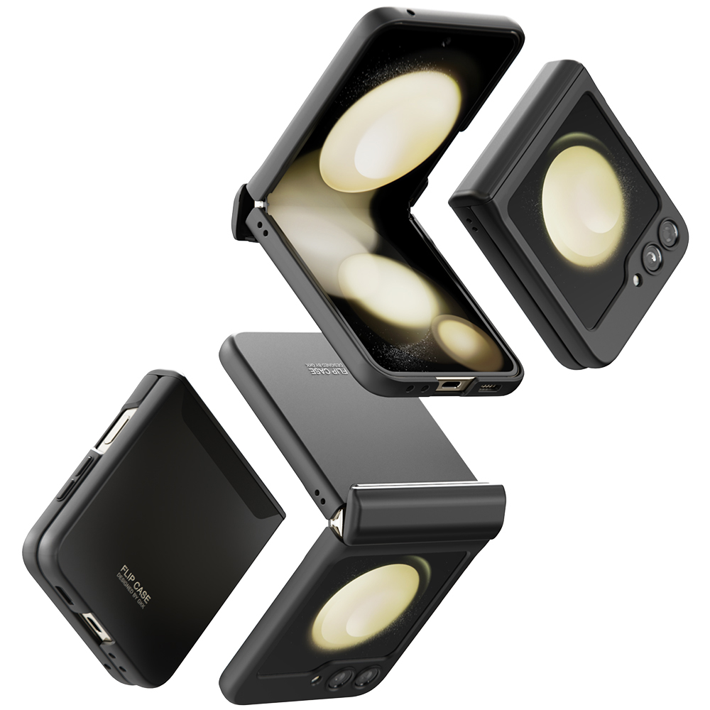 아이엠듀 힌지보호 슬림 케이스 블랙, 갤럭시Z 플립5