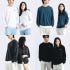 M-2XL 남녀공용 맨투맨 무지 데일리 긴팔 티 티셔츠 봄 가을 커플 겨... 착용 후기 | 사이즈/핏 총정리 썸네일