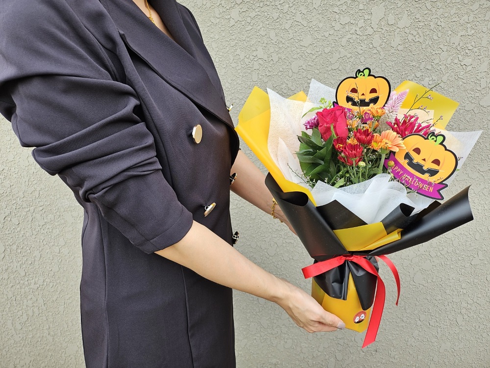 유스풀몰 할로윈 한다발 생화 꽃 택배 꽃배달 싼곳 이미지 3