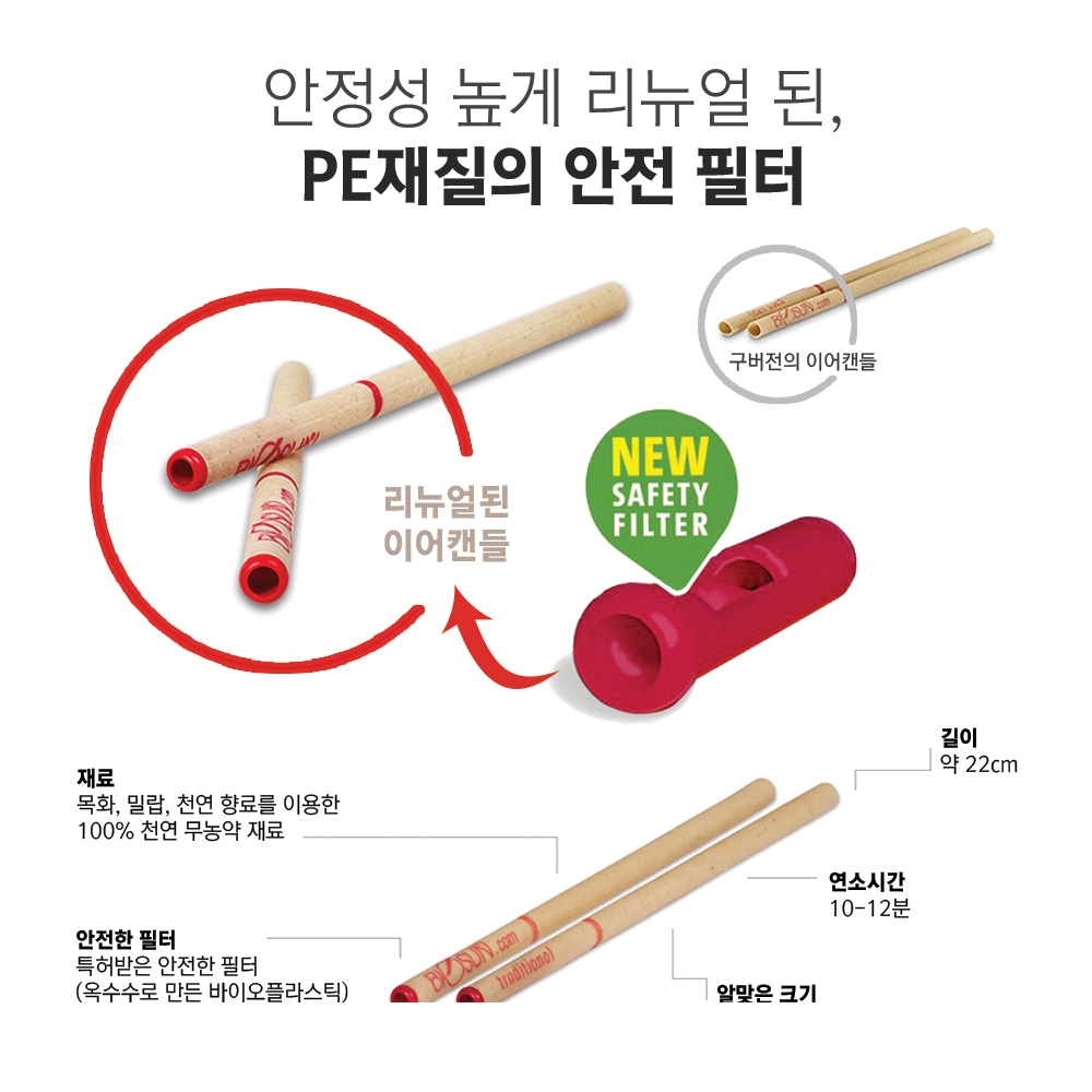바이오썬 독일 직수입 이어 캔들 웰모션 10P - 상세 이미지 3