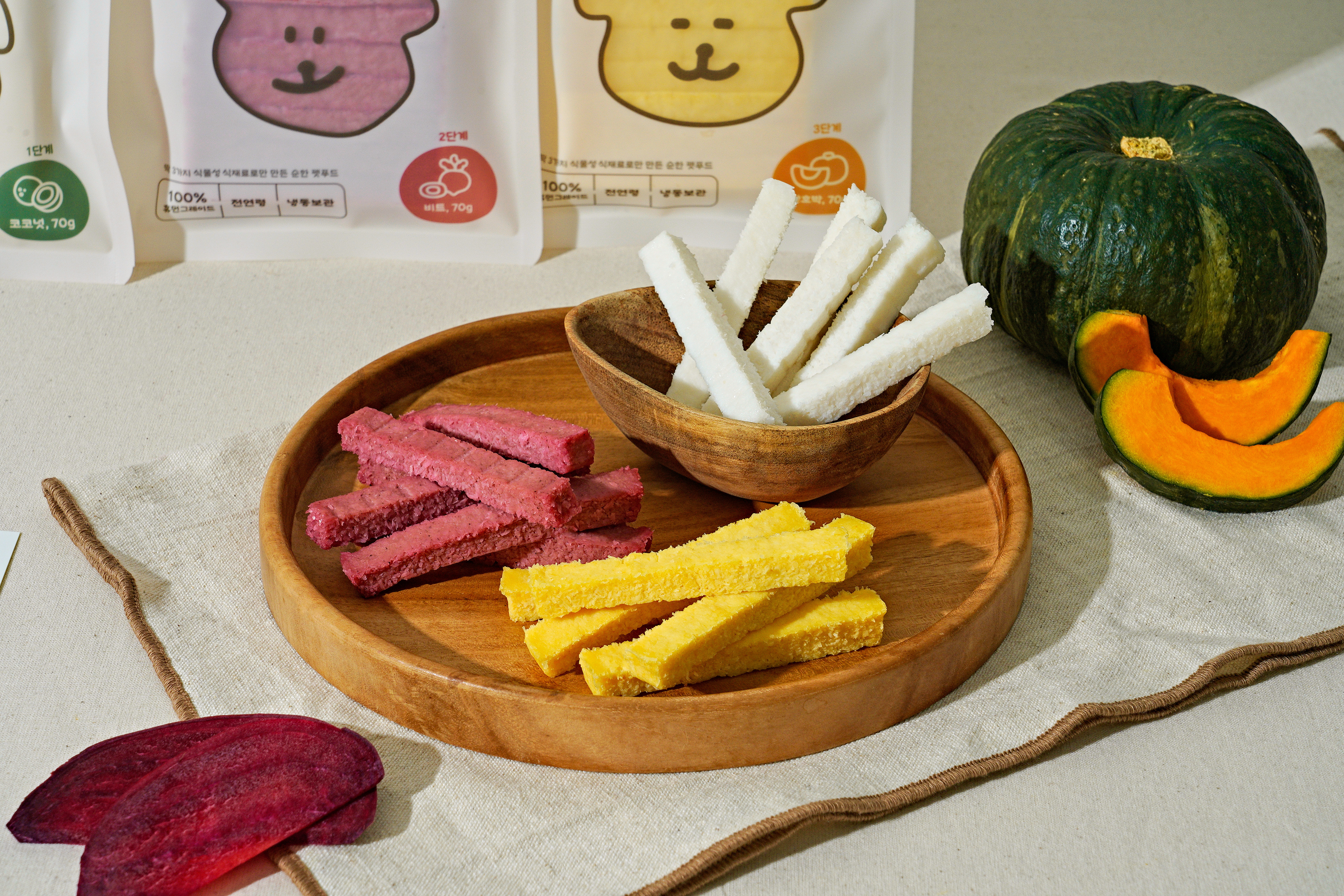 강아지 수제간식 순순스틱 보양식 반려견 대형견 노견 비건 생식 아이스크림 코코넛, 70g, 1개