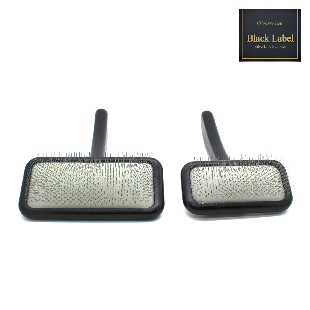 블랙라벨 노스트레스슬리커 강아지 고양이 빗 S 엉킨털 죽은털 제거