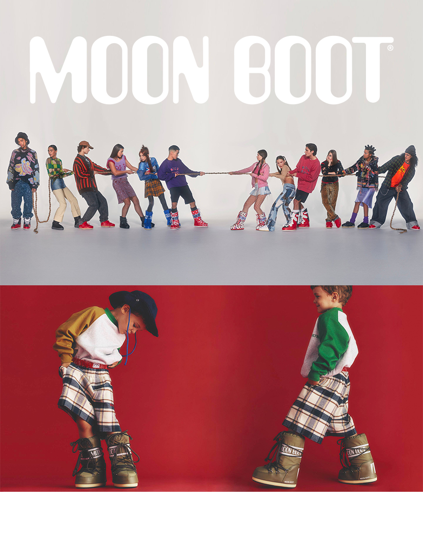 문부츠 MOON BOOT 아이콘 나일론 로우 스노우 부츠 크림 상세 이미지 1