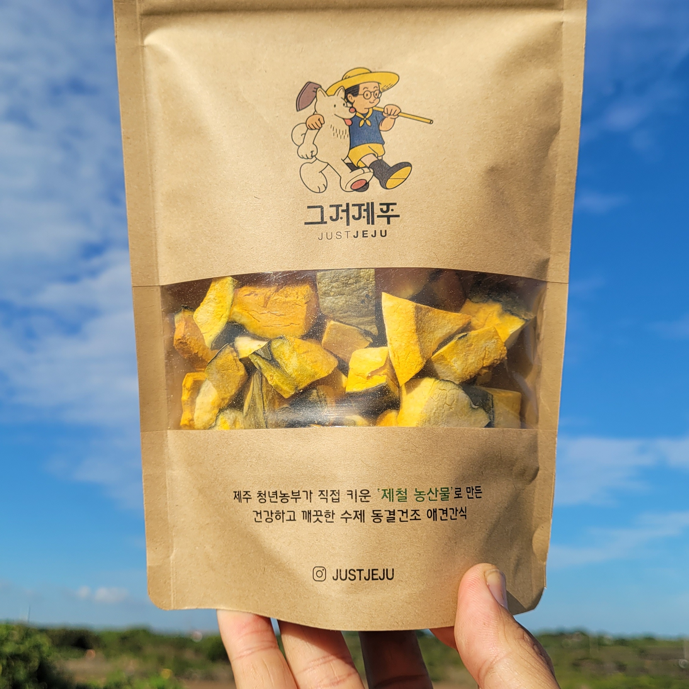 [단호박] 농부가 만드는 동결건조 수제 강아지 간식 40g - 상세 이미지 3