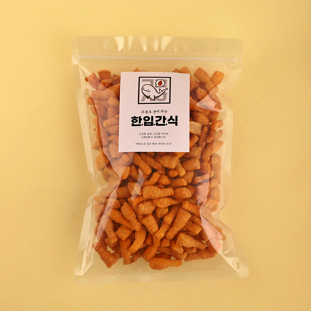고래상회 닭다리 과자 꼬꼬스낵 400g 미니 추억의 옛날 간식 - 상세 이미지 2
