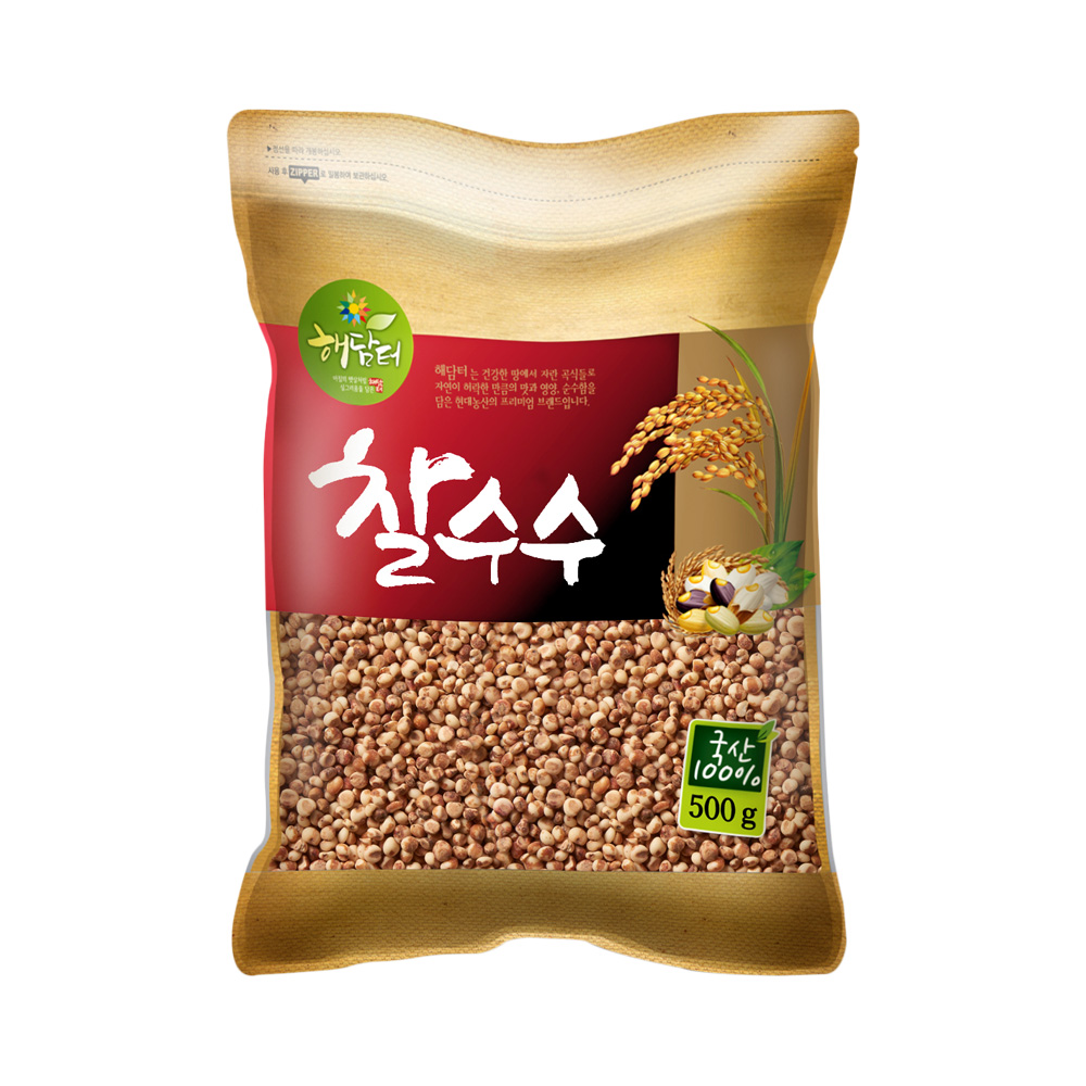 국산 찰수수 500g : 주식회사 현대농산