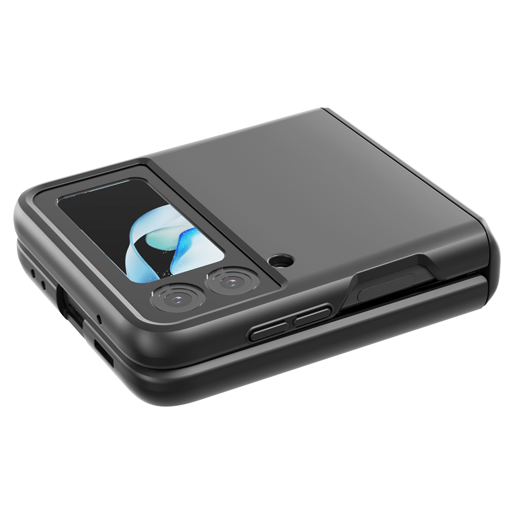 아이엠듀 힌지보호 슬림 케이스 블랙, 갤럭시Z 플립4