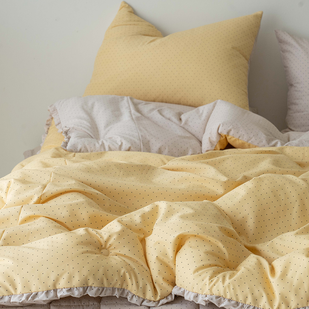 송화침장 알러지케어이불 먼지없는 양면 슈퍼싱글 퀸 차렵이불