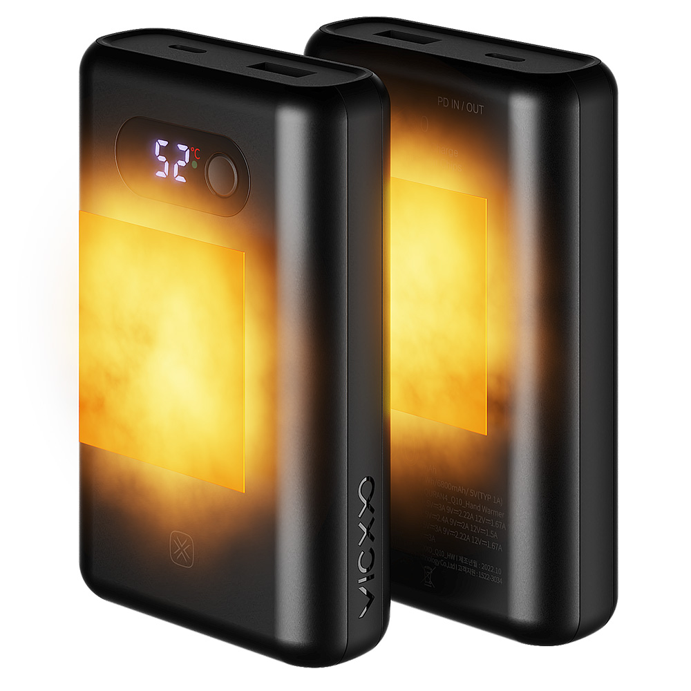 빅쏘 고속 전기 휴대용 충전식 손난로 보조배터리 10000mAh - 상세 이미지 3