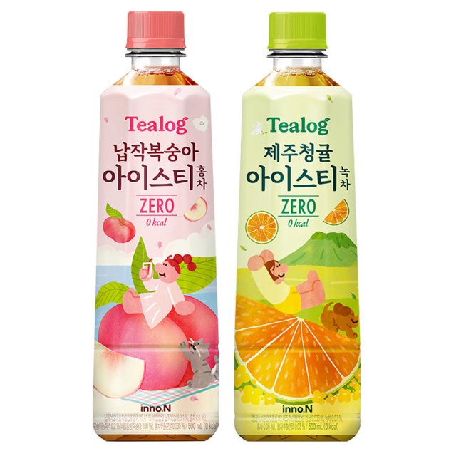 HK이노엔 티로그 납작복숭아+제주청귤 각12개씩 총24개 - 상세 이미지 2