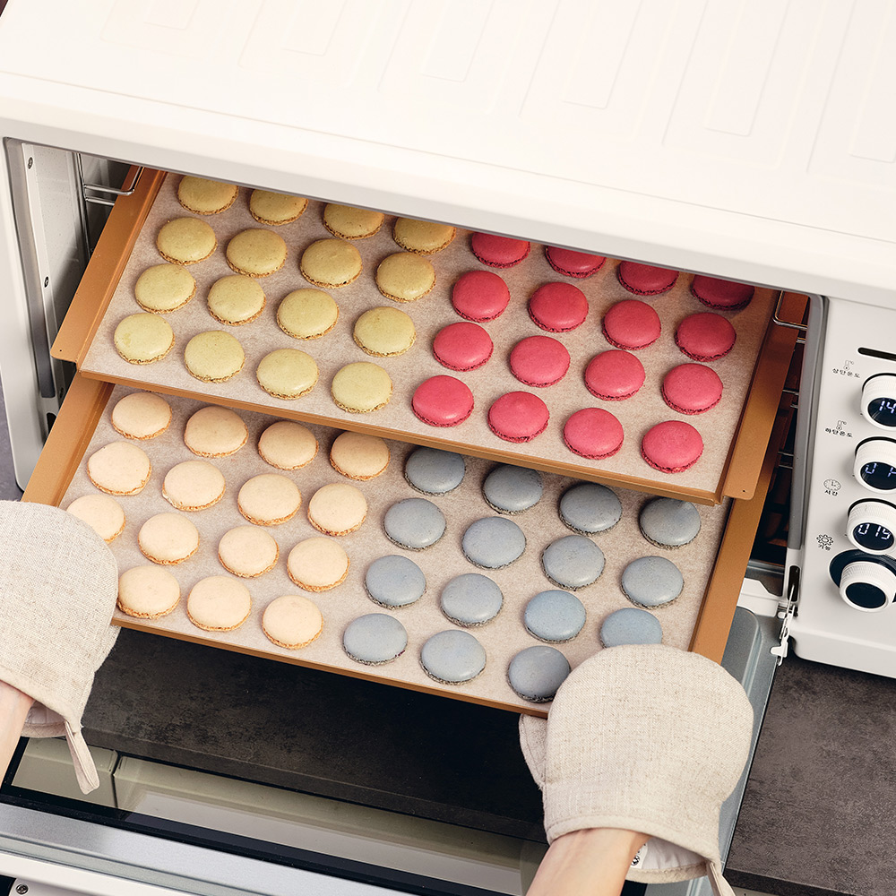 위즈웰 루미오븐 80L 4단 홈베이킹 컨벡션 오븐 제과 제빵 마카롱 가정용 GL-80