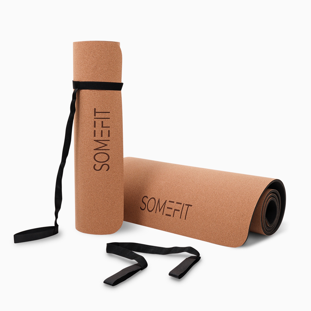 썸피트 TPE 천연 코르크 나무 요가매트 8mm - 상세 이미지 4
