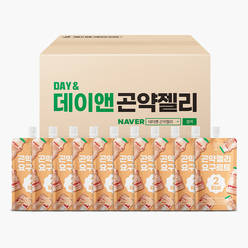 [오늘출발] 데이앤 곤약젤리 요구르트맛 요구르트, 150g, 30개