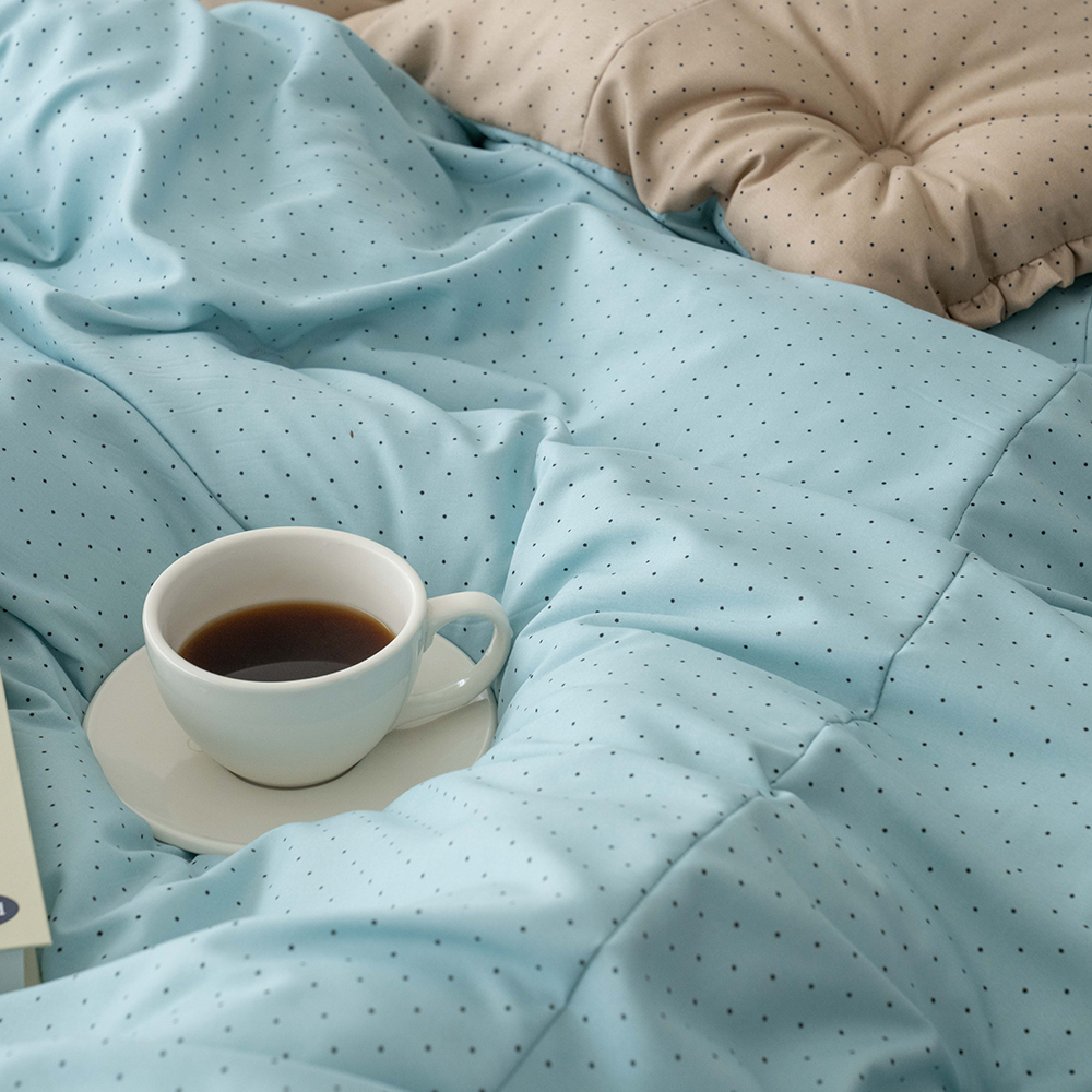 송화침장 알러지케어이불 먼지없는 양면 슈퍼싱글 퀸 차렵이불