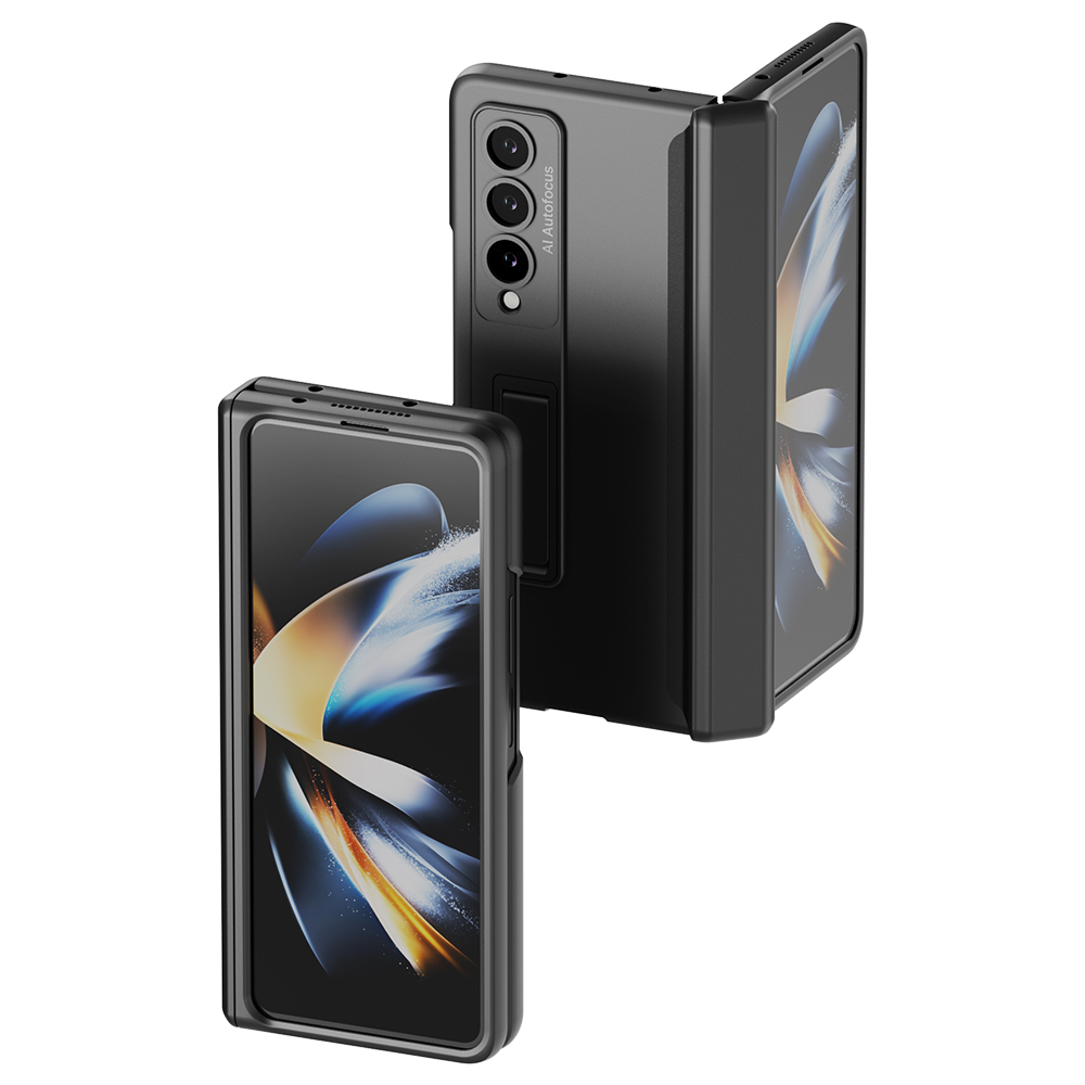 아이엠듀 힌지보호 슬림 케이스 블랙, 갤럭시Z 폴드4