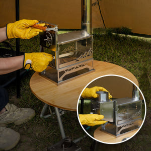 화목난로 펠렛 난로 펠렛연소기 미니 불멍 캠핑 bp26 개봉기 | 실사용 후기 - 상품 이미지 3