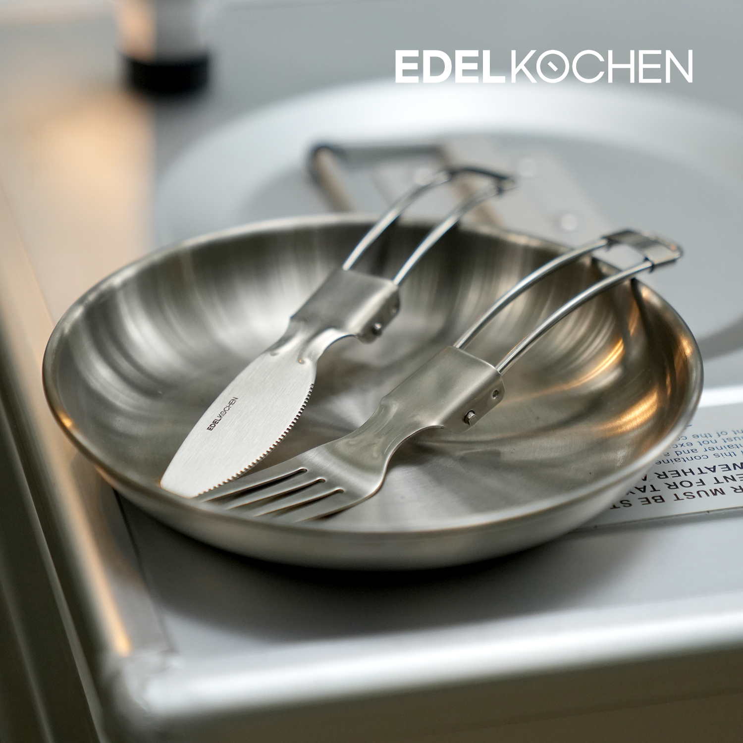 에델코첸 캠프마스터 스텐 캠핑수저세트 커트러리 컴팩트 케이스 포함