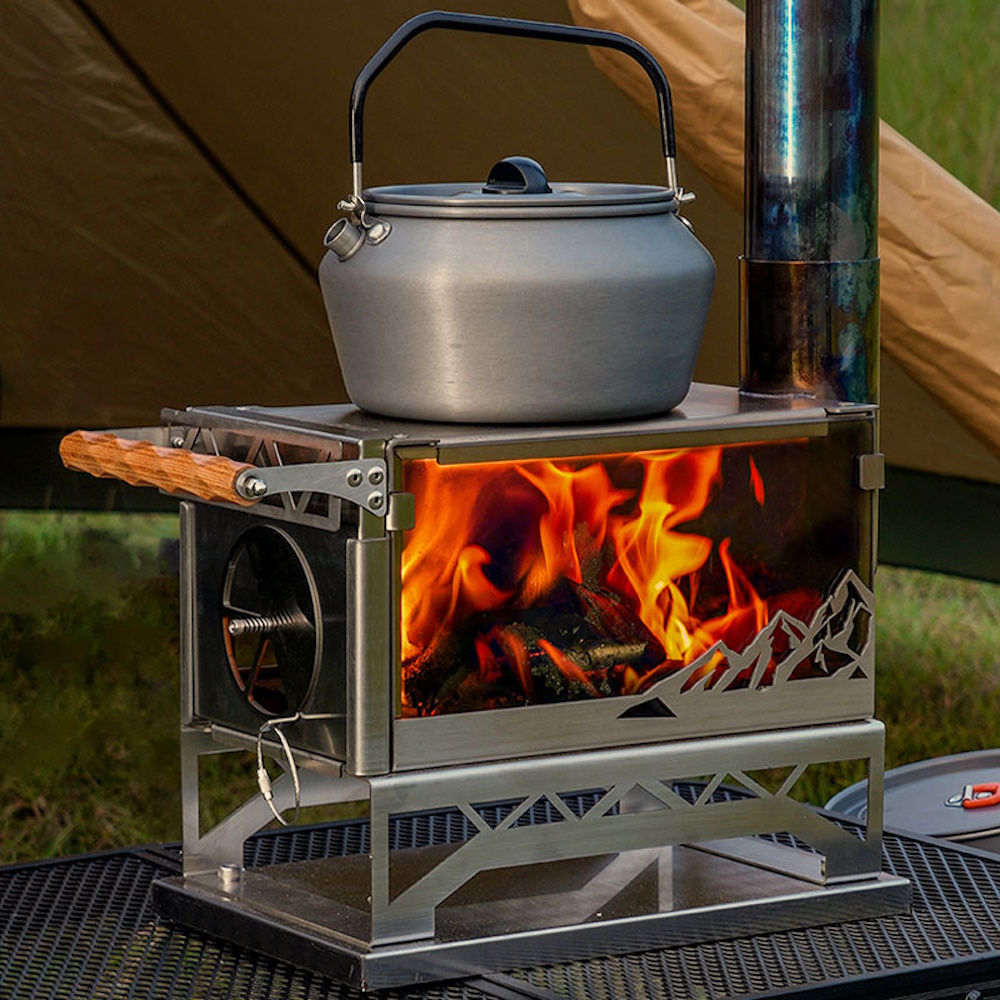 BP 화목난로 펠렛 난로 펠렛연소기 미니 불멍 캠핑