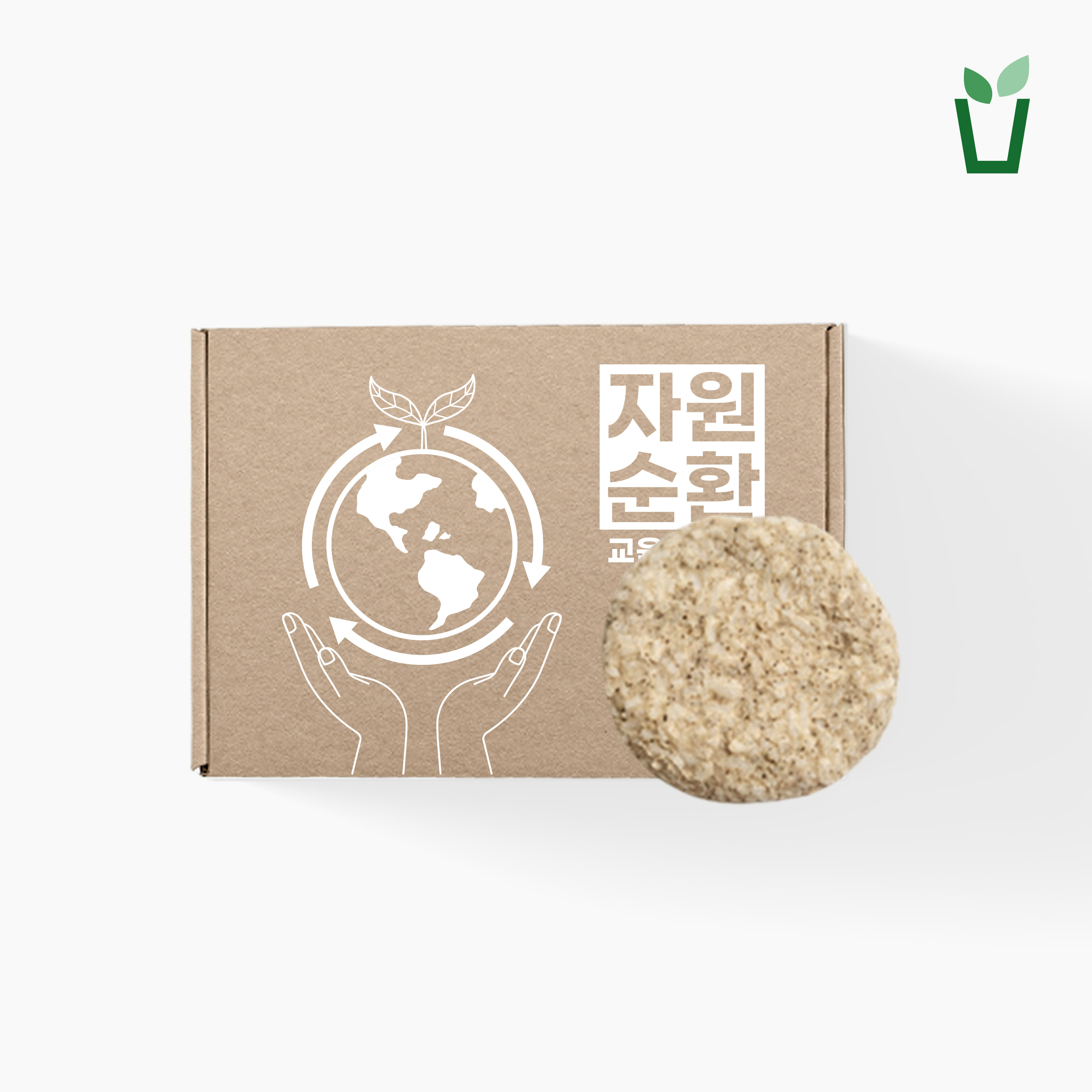 설거지바 만들기 키트 DIY 친환경 환경교육 업사이클링 커피박 설거지비누 자연에버리다 - 상품 이미지