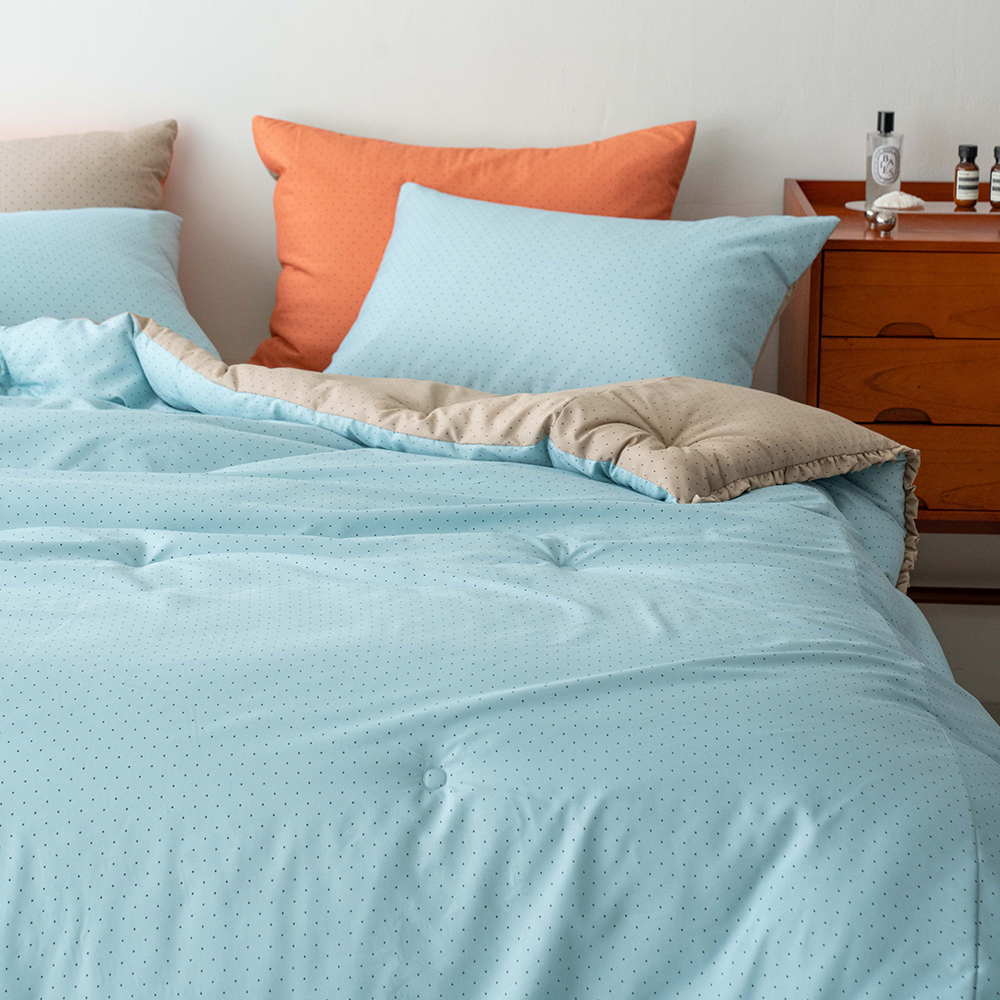 송화침장 알러지케어이불 먼지없는 양면 슈퍼싱글 퀸 차렵이불