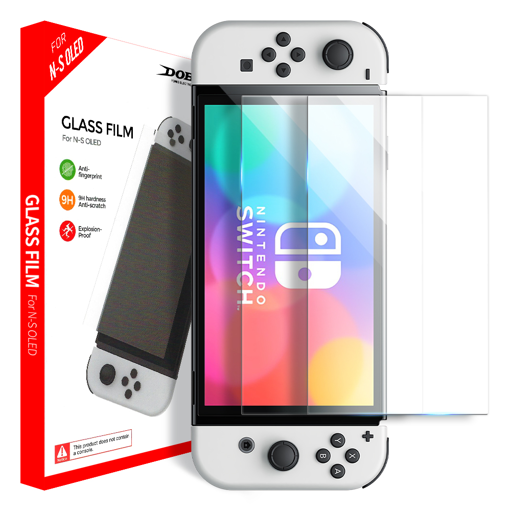 DOBE 닌텐도 스위치 OLED 강화유리 액정 보호 필름 올레드