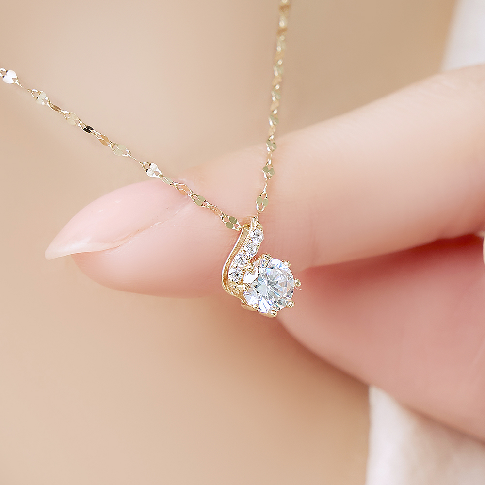 14K 18K 목걸이 데일리 레이어드 라디앙 여자친구 기념일 선물 금목걸이 - 상세 이미지 2