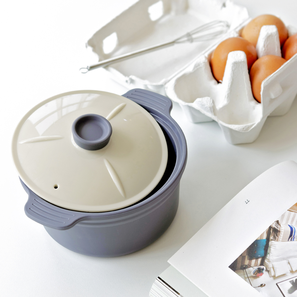 인콕 전자렌지용 실리콘 냄비 계란찜기 소 - 메인 이미지